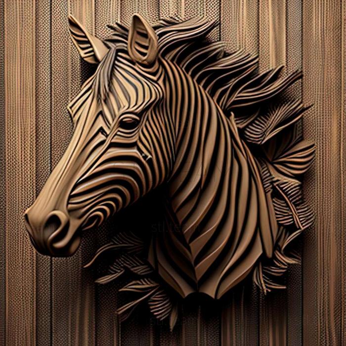 3D model Orthonops zebra (STL)